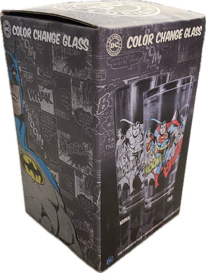 Glass DC Comics Color Change From Paladone