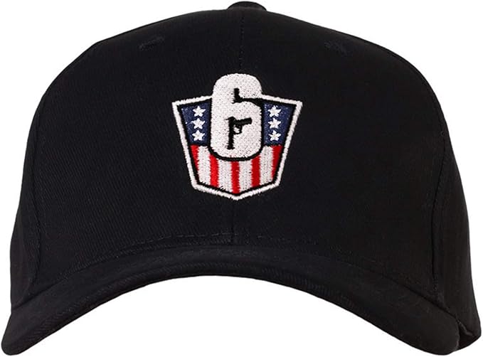 Cap Rainbow Six USA Nationals Baseball Black Official Ubisoft