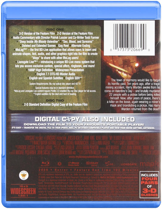 My Bloody Valentine (Blu-ray)(Included 3D & 2D Version)