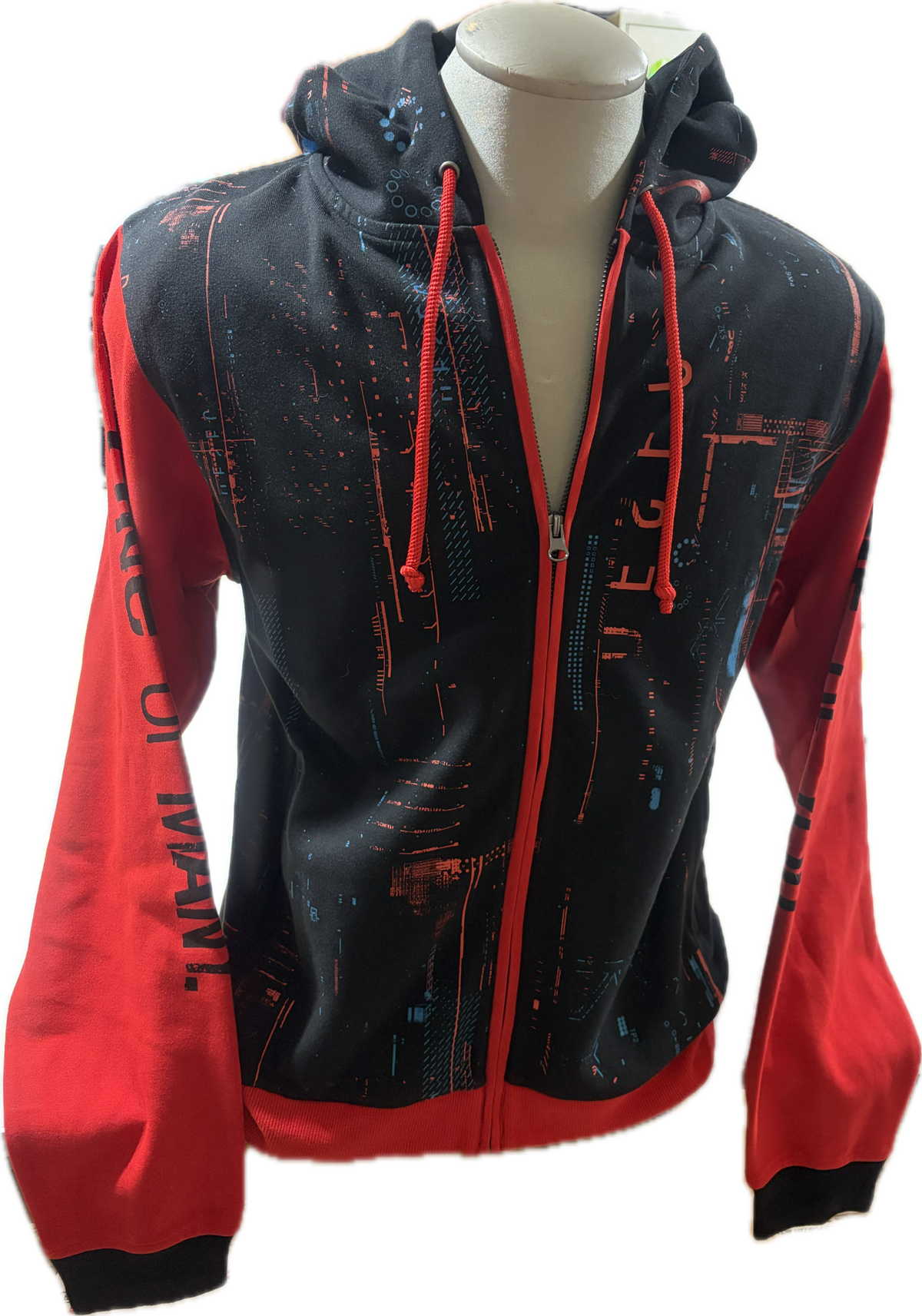 Hoodie Watch Dogs 3 Crypto Black/Red Official Ubisoft Collection