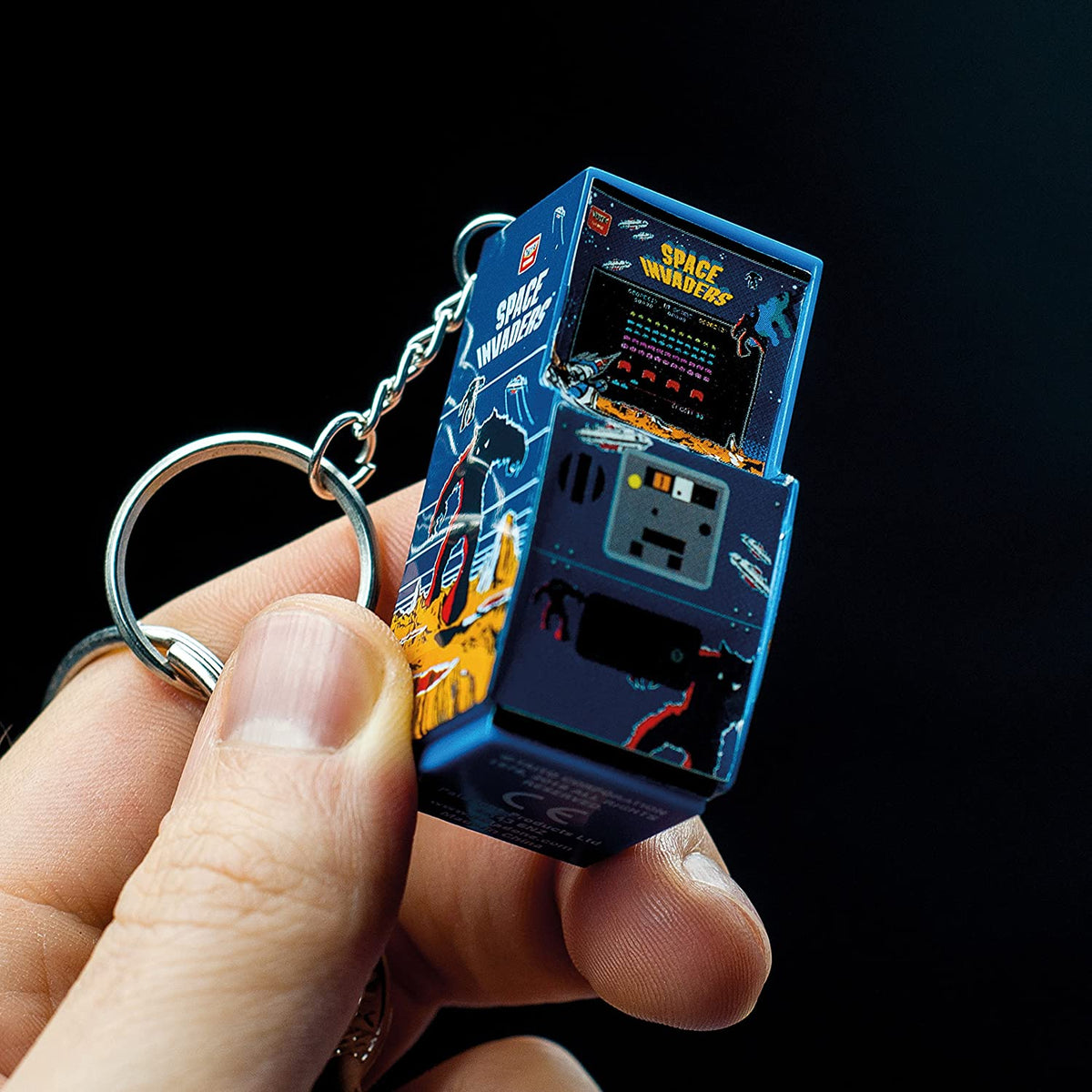 KEYCHAIN SPACE INVADERS ARCADE MACHINE