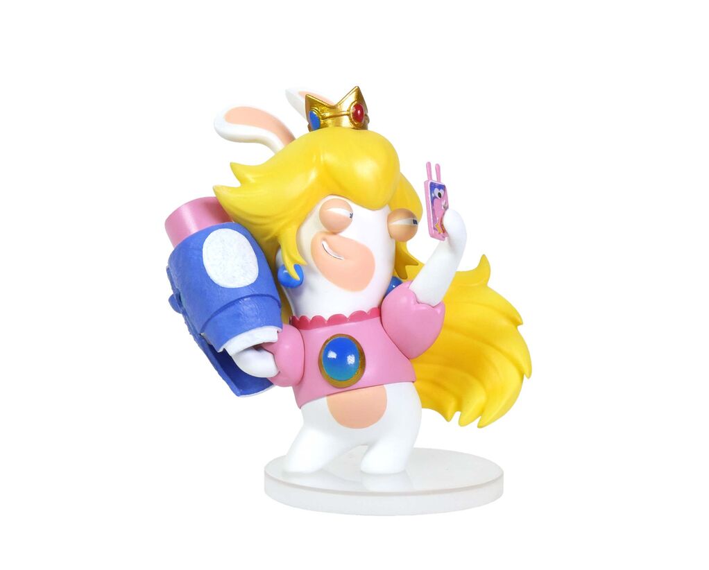 Figurine Rabbid Peach 3’’ Mario + Rabbids Kingdom Battle