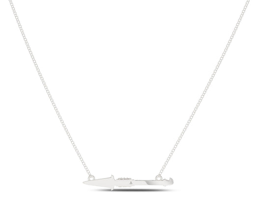 Diamond Spear Pendant in Sterling Silver - Assassin's Creed Odyssey