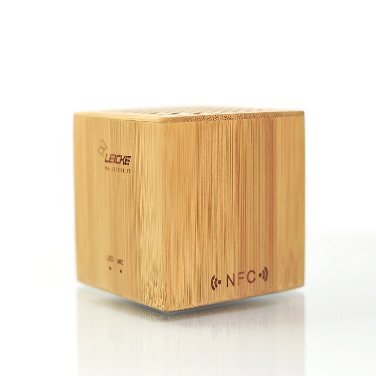 SPEAKER BLUETOOTH ELEGANT BAMBOO W/NFC (LEICKE)
