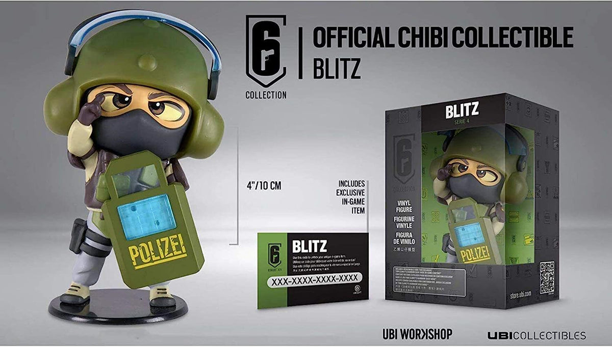 Rainbow Six Siege Collection Figurine Series 4 Blitz Chibi
