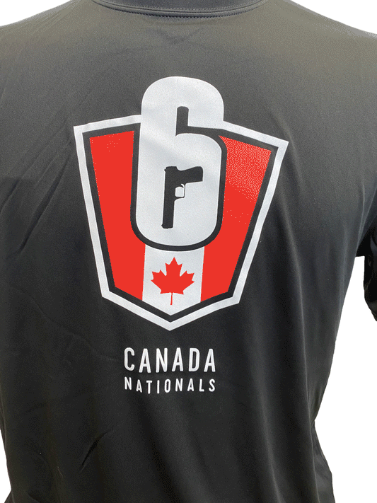 T-Shirt Rainbow Six Canada National Dritfit Black UbiWorkshop