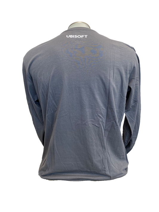 Shirt Ubisoft Swirl Long Sleeve Grey Official Ubisoft