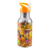 Metal Water Bottle W/ Straw Animal Crossing New Horizon Autum From Paladone