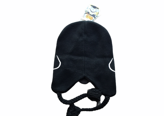 Darth Vader Hat Black Pom One Size Fits All Laplander Tuque