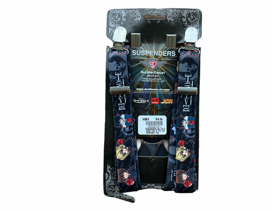 Death Note Suspenders One Size Fits Most (Case 8149)
