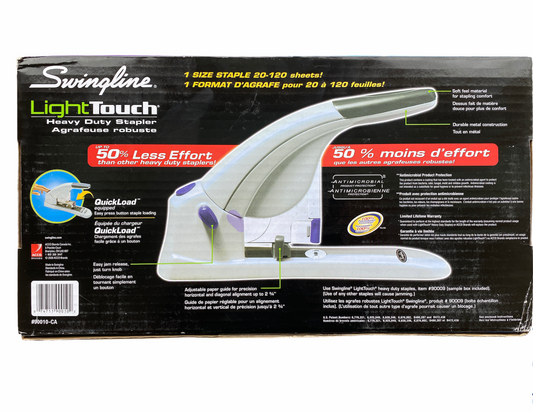 SwingLine Light Touch Stapler 20-120 Sheets Heavy Duty (Center 14)