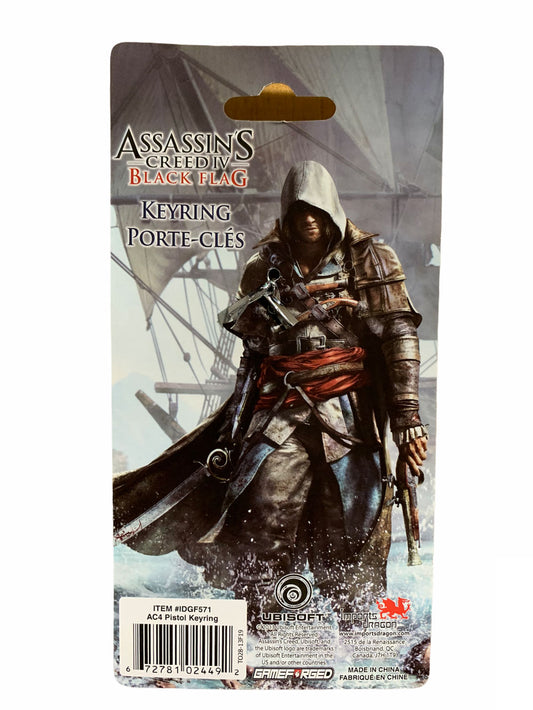 Assassin's Creed IV Black Flag Pistol Metal Keyring/keychain