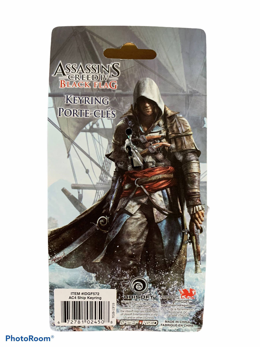 Assassin's Creed IV Black Flag Ship Metal Keyring/keychain