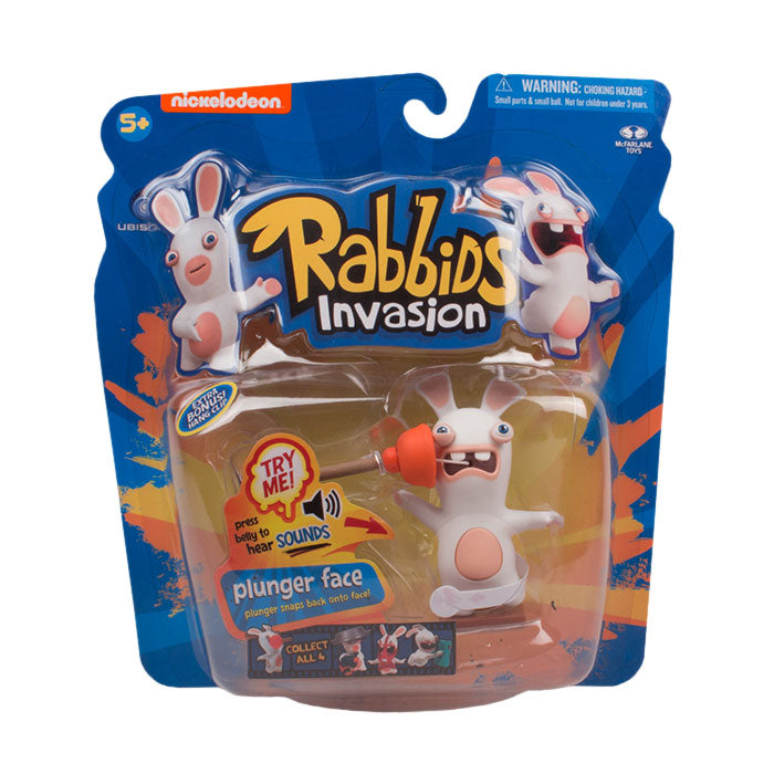Figurine Rabbids Sound and Action Plunger Face Figure