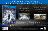METRO EXODUS - PS4 - DAY ONE EDITION
