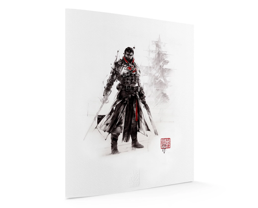 Assassin Creed Red Lineage Bundle Collection 6 Print Art