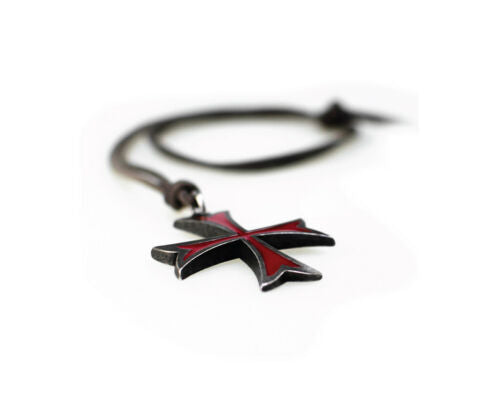Assassin's Creed Movie Templar Cross Waxed cotton Necklace Cord