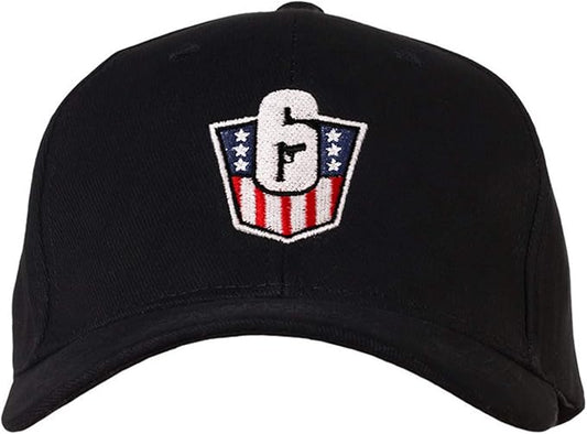 Cap Rainbow Six USA Nationals Baseball Black Official Ubisoft