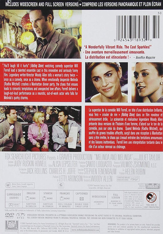 Melinda & Melinda [Dvd]