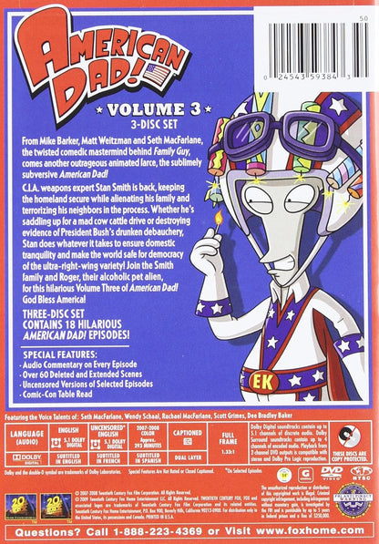 AMERICAN DAD: VOLUME 3 [DVD]