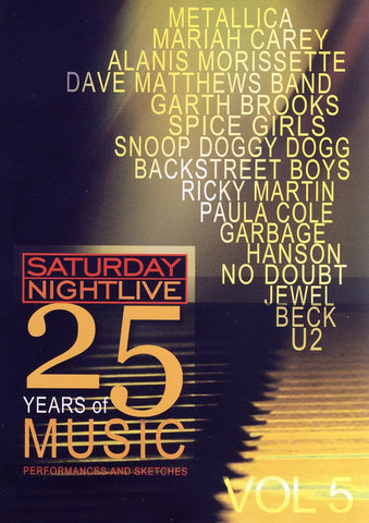 Saturday Night Live 25 Years of Music Vol. 5 [DVD]