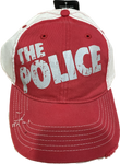 HAT CAP THE POLICE LOGO PRINTED RED/BEIGE