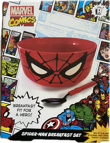 Breakfast Set Spiderman Bowl and Spoon (Paladone)