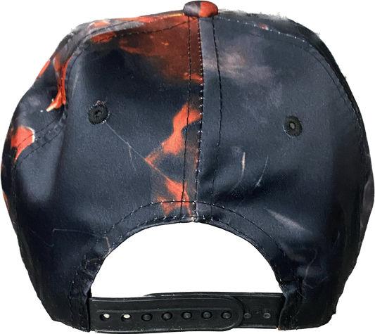 HAT CAP BATMAN FIRE EMBRODEY LOGO YELLOW SNAPBACK