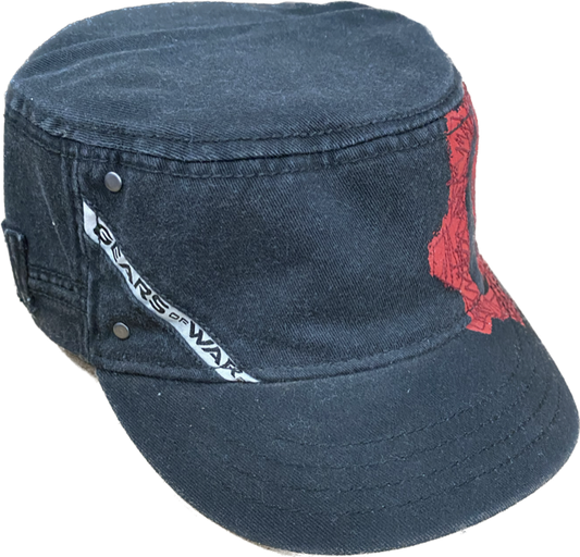 HAT CAP GEARS OF WAR W/STUD MILITARY CADET (BLACK)