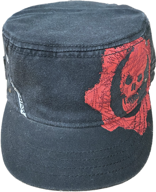 HAT CAP GEARS OF WAR W/STUD MILITARY CADET (BLACK)