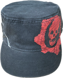 HAT CAP GEARS OF WAR W/STUD MILITARY CADET (BLACK)