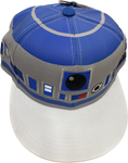 Disney - Star Wars - R2D2 Blue/White/Silver Snapback Hat Cap
