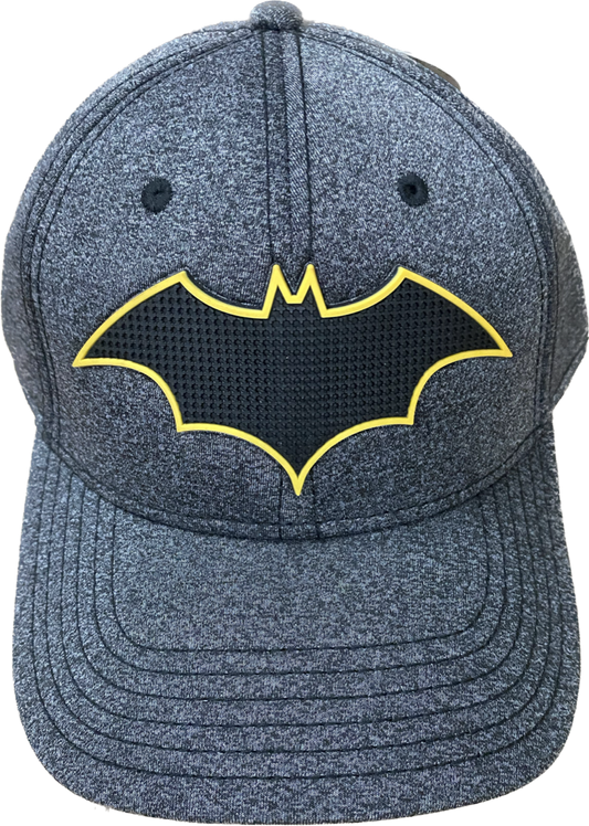 HAT CAP BATMAN RUBBER WELD CATIONIC BALLCAP (BCBX67ZZBTM)