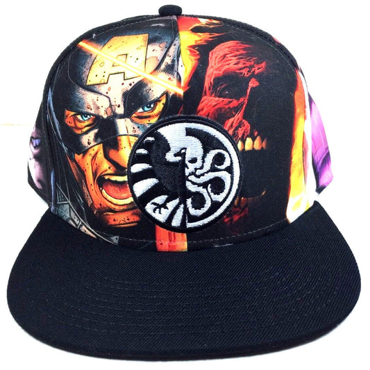 HAT CAP MARVEL UNIVERSE SHIELD HYDRA SUBLIME PRINT CAP
