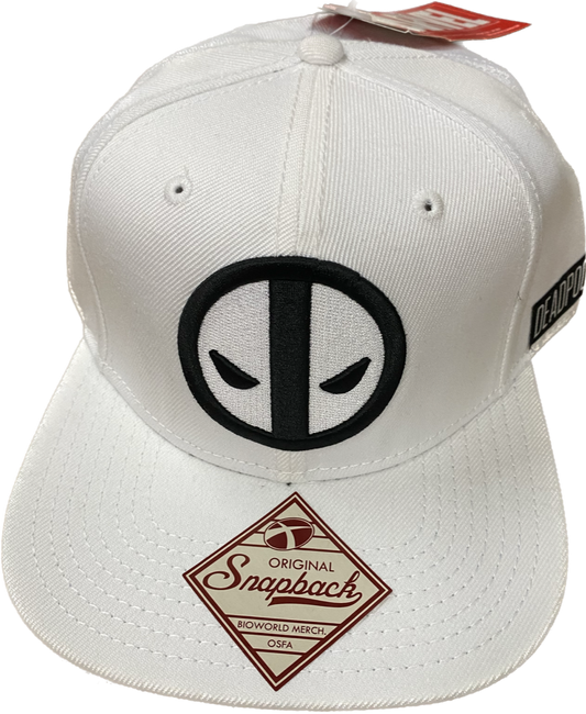 HAT CAP MARVEL DEADPOOL WHITE (BCSB3W81MVU)