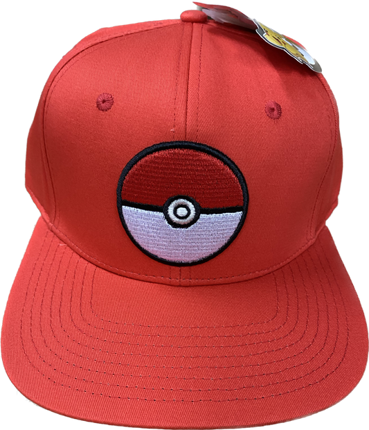 HAT CAP POKEMON POKEBALL TEAM VALOR RED