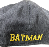 HAT CAP BATMAN LOGO FLATBILL FLEX CAP (BCSB5IMWBTM)