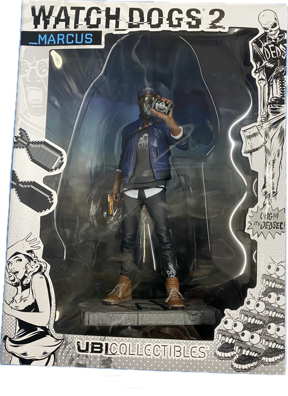 Marcus Figurine 24CM - Watch_Dogs 2 UBISOFT