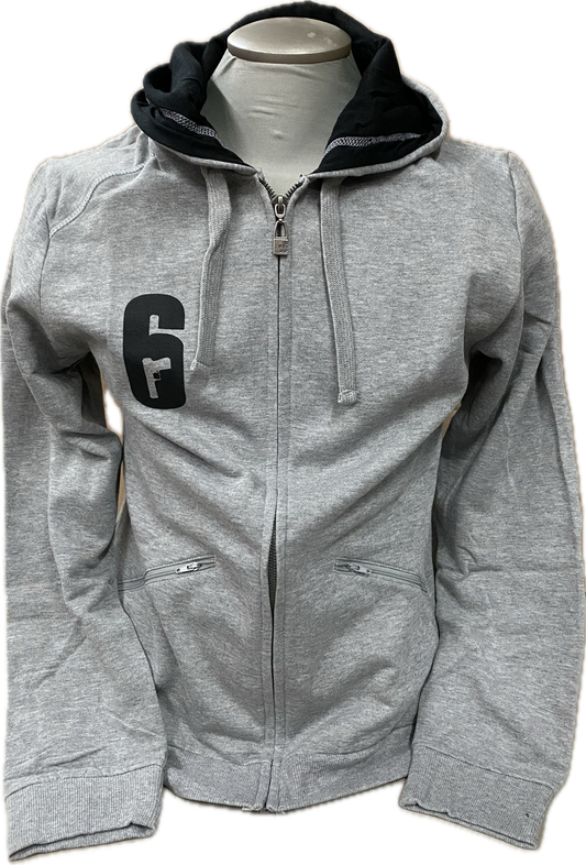 Hoodie Rainbow Six Grey Printed Sledge logo in back Official Ubisoft