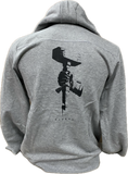 Hoodie Rainbow Six Grey Printed Sledge logo in back Official Ubisoft