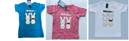 Baby T-Shirt Rabbids Pixel BWAAAH! Official Ubisoft