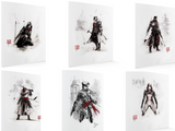 Assassin Creed Red Lineage Bundle Collection 6 Print Art