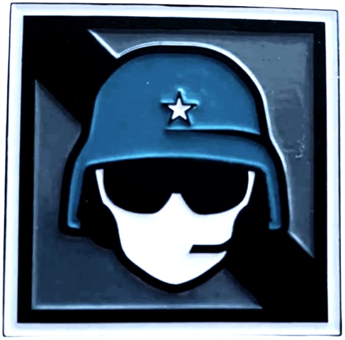 Rainbow Six Reverse Blue Operator Collector Pin Official Ubisoft