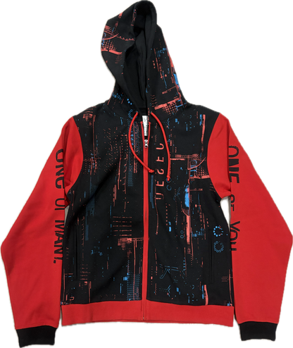 Hoodie Watch Dogs 3 Crypto Black/Red Official Ubisoft Collection