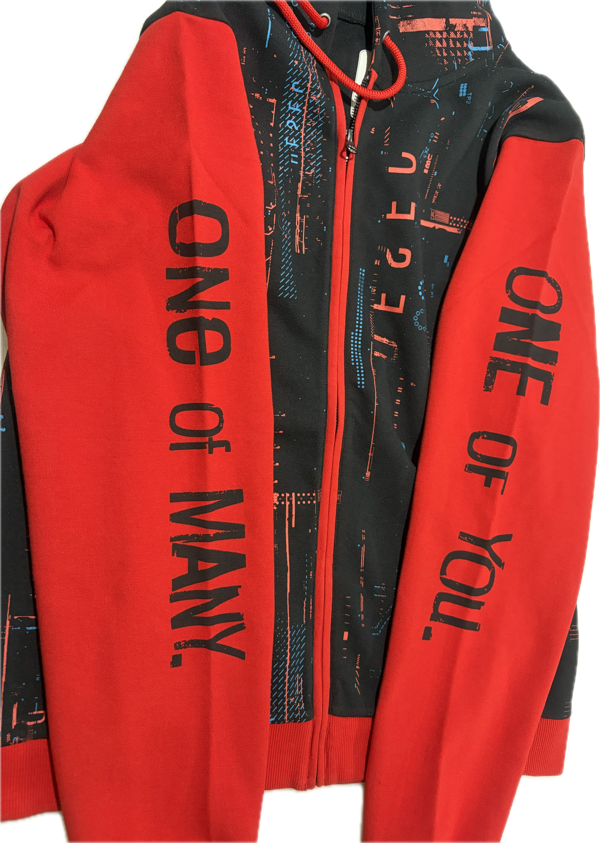 Hoodie Watch Dogs 3 Crypto Black/Red Official Ubisoft Collection