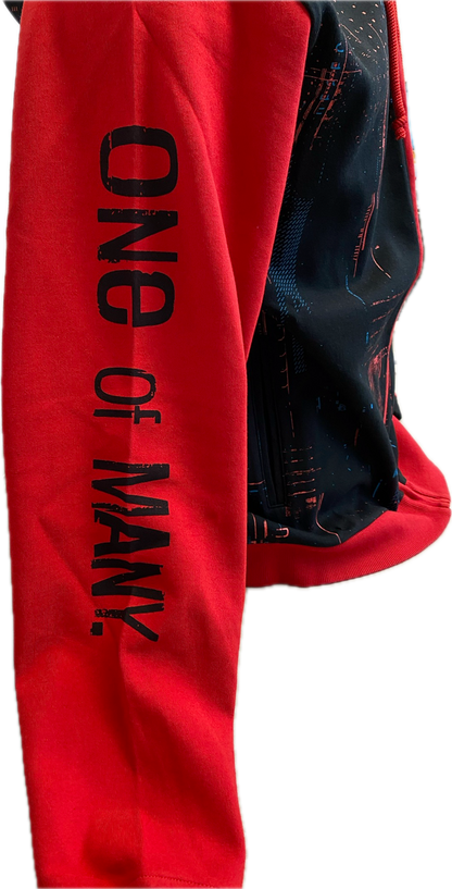 Hoodie Watch Dogs 3 Crypto Black/Red Official Ubisoft Collection