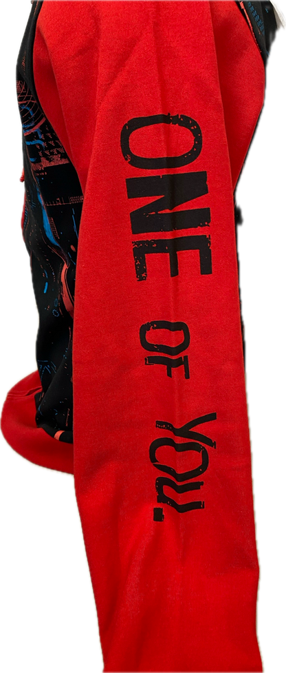 Hoodie Watch Dogs 3 Crypto Black/Red Official Ubisoft Collection