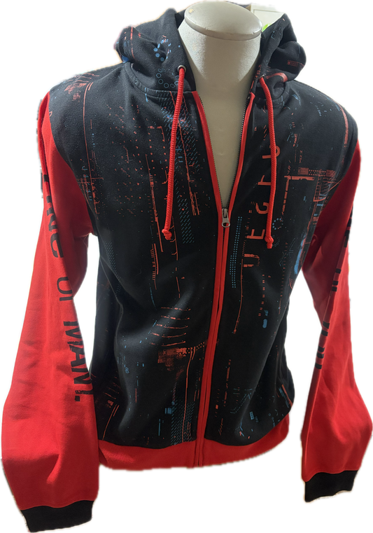 Hoodie Watch Dogs 3 Crypto Black/Red Official Ubisoft Collection