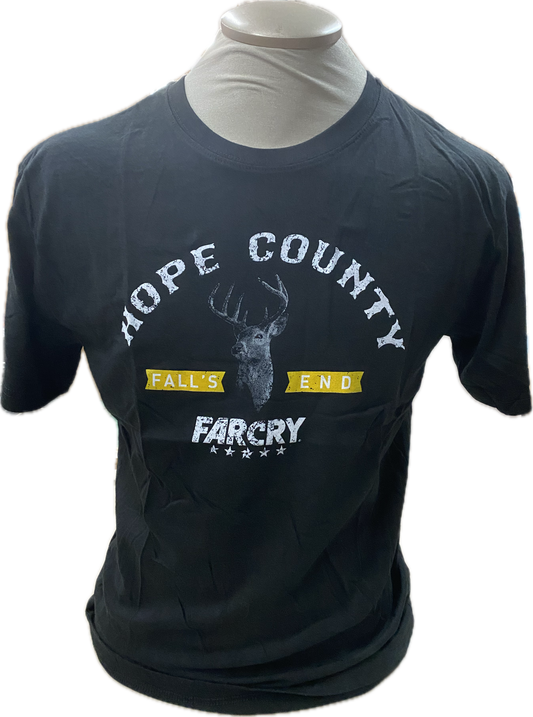 Far Cry 5 Hope County Fall's End T-Shirt Black Official Ubisoft
