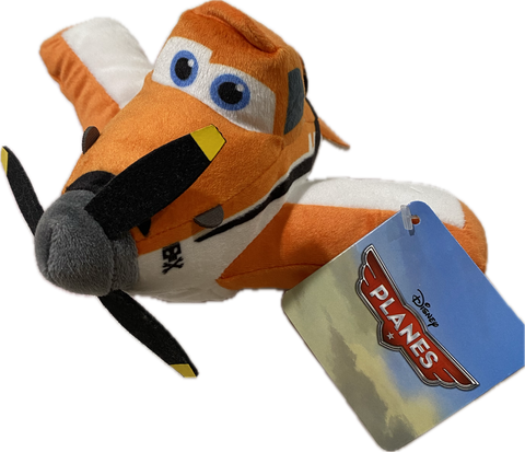 Plush Disney Planes Dusty Toss Toss 'Em Vehicle 8''